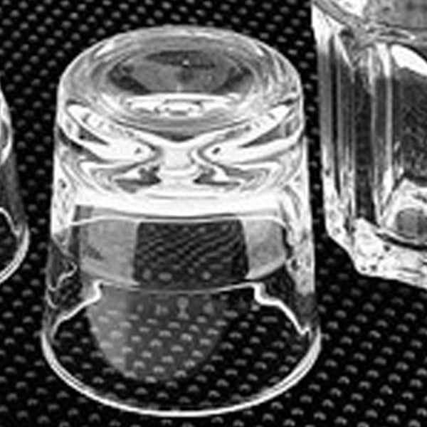 Sticker - 6 stk. runde, hævede, anti-slip coasters - sort