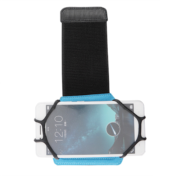 Universellt 180 Graders Roterbart Mobiltelefon Armband för Sport med Hörlurshållare (Blå)