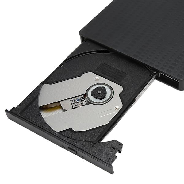 Ulkoinen CD DVD-asema USB3.0 Type C kaksoisliitäntä Hiljainen Nopea tiedonsiirto CD DVD-poltinlukija kannettavalle tietokoneelle