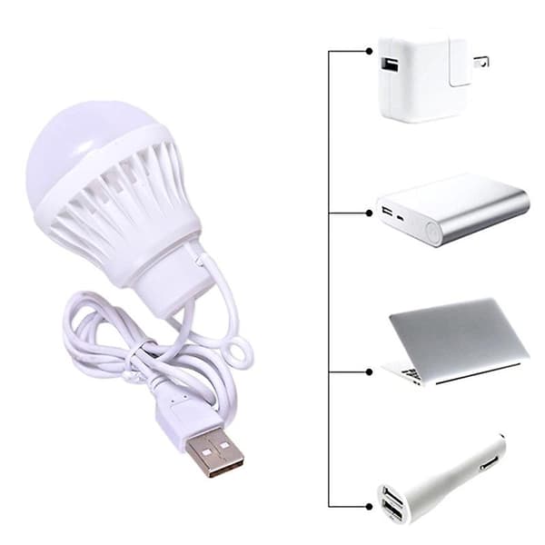 Bærbar Lanterne Camp Lys USB Pære 7w Effekt Utendørs Camping Mu