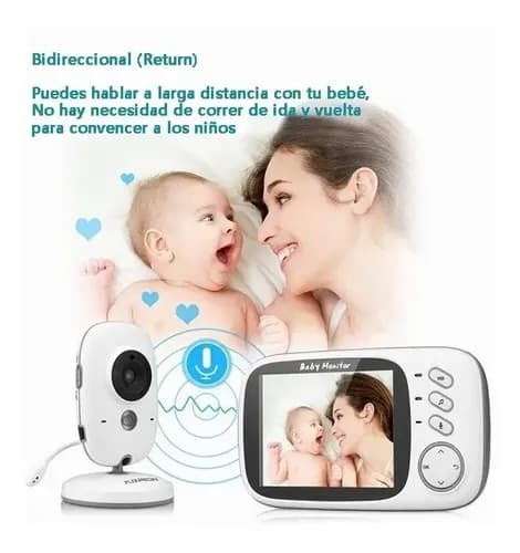 Trådløs babymonitor med nattsyn og lyd