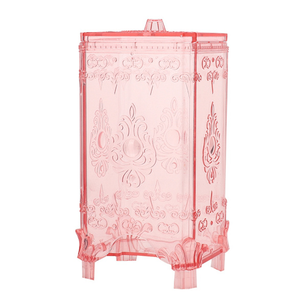 Transparent Kosmetik Organizer Sminke Bomullsdott Oppbevaringsboks Veske Holder