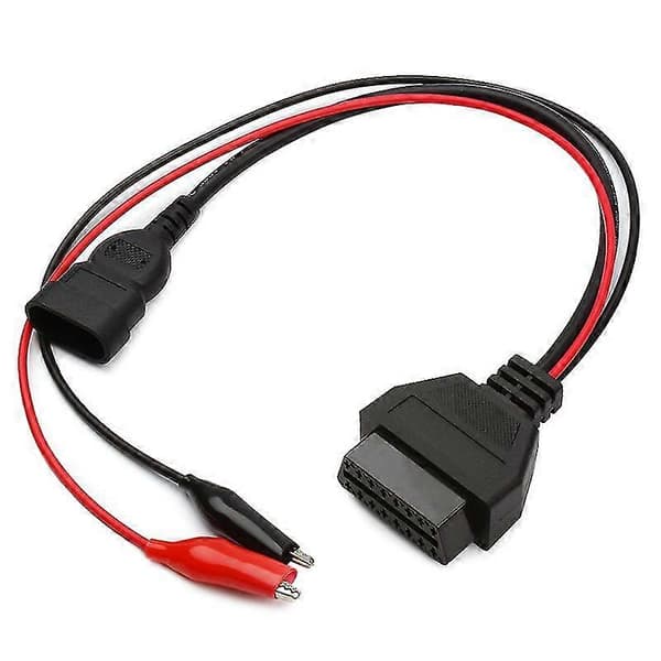 3-pins Alfa til 16-pins OBDII OBD2 OBD-II Adapterkabel for bildiagnostikk