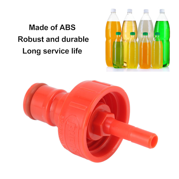 G1/4 Kolsyrelock Typ Robust Lätt ABS Kolsyre PET Sodaflaska Påfyllning