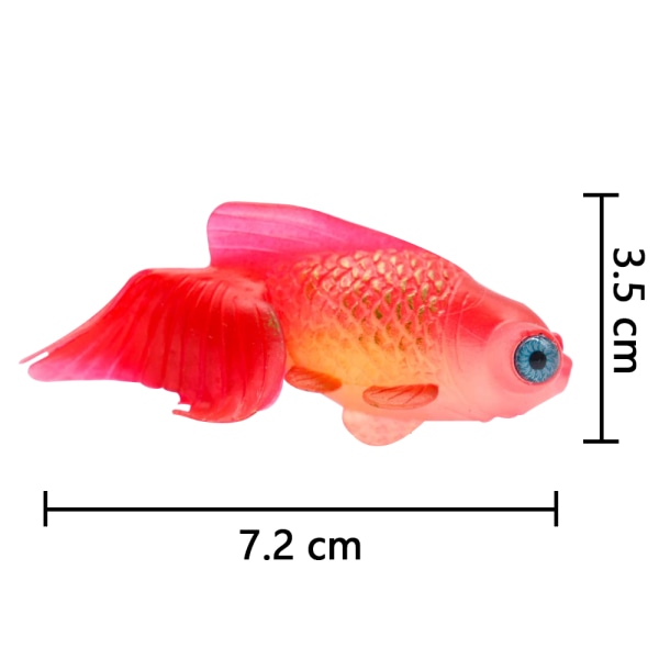 Silikonfisk Dekoration för Akvarium - Hög Simulering