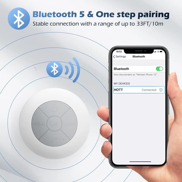 Langattomat Bluetooth-suihkukaiuttimet, Bluetooth-suihkuradio