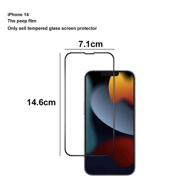 Glass Screen Protector Hjelpeverktøy designet for iPhone 14-serien iphone14