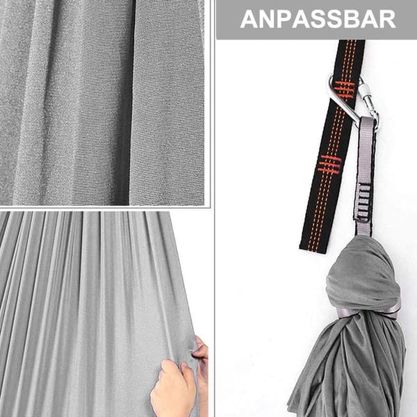 Sensorisk Gungterapi för Inom- och Utomhusbruk, Mysgunga med Mjukt Andningsbart Nylon, Stärker Huvud-, Nack- och Kärnmuskler, Robust Stark Lättskött