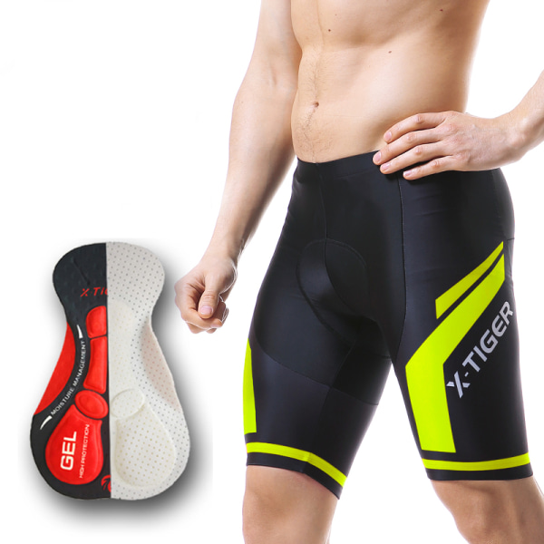 Men's Cycling Shorts Padded Bike Biking Half Pants Bicycle Ridin