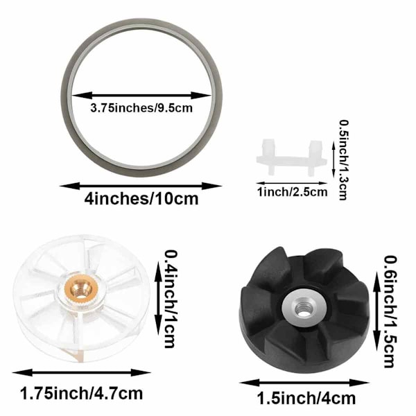 Eftermarknadsdelar för mixer, packning med läpp som säkerställer säker tätning, lämplig för Nutribullet 600W & 900W-modeller för att förbättra prestanda och