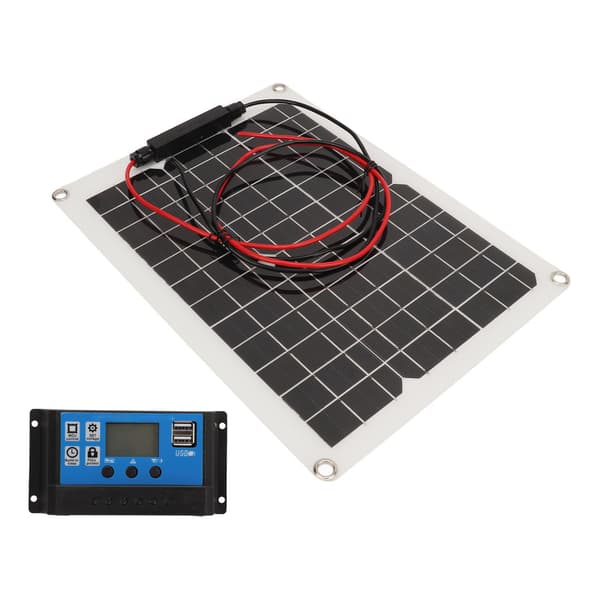 Solpanel Kit 300W DC 12V 24V 50A IP67 Vandtæt Høj Effektivitet Solpanel Og Solcelleoplader Controller til RV Camper