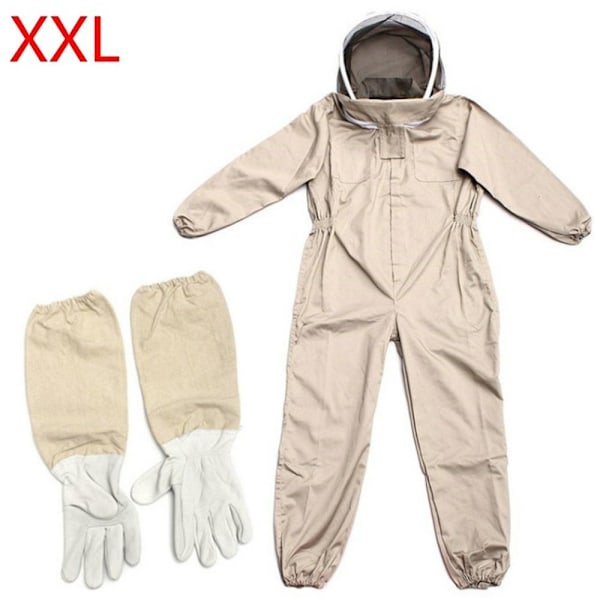 Bisdräkt med handskar Biodlarskyddskläder Biodlardräkt Biodlare Utrustning Overall Bee Outfit