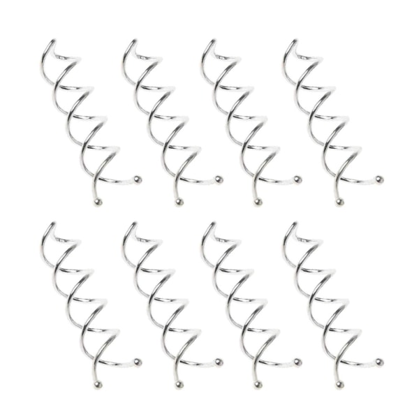 20 Spiral Hårnåler Twist Klips Runde Hårklips Hårstyling Sp