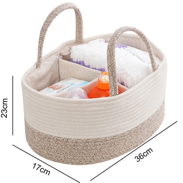Babyblöjor Caddy Organizer, 1 st multifunktionell förvaringslåda