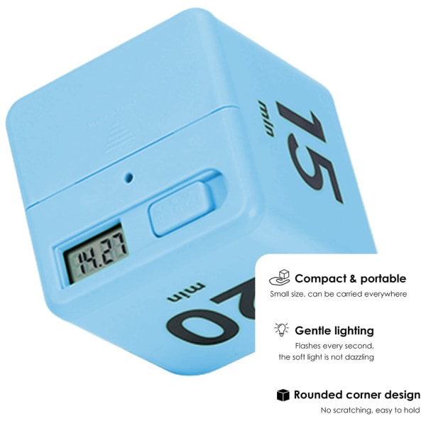 Cube Timers Gravity Sensor Flip Timer Kids Timer Workout Timer