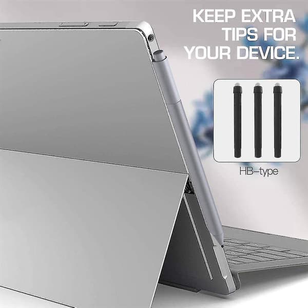 3 stk. erstatningspennespisser med høy følsomhet for Surface Pro 4/5/6/7 og Surface Pro Fine Surface Pen