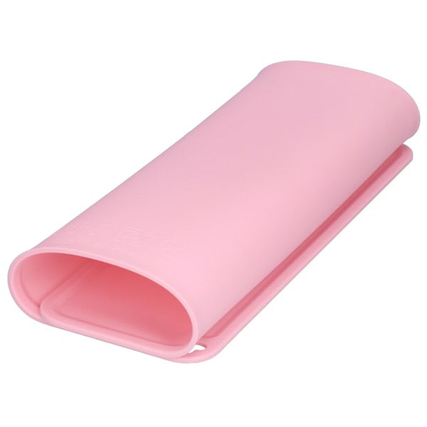 Silikon Bordskåner Vandafvisende Skridsikker Bordmåtte Varmeisolerende Pude til Grundskoleelever 41x31x1cm (Mørk Rosa)