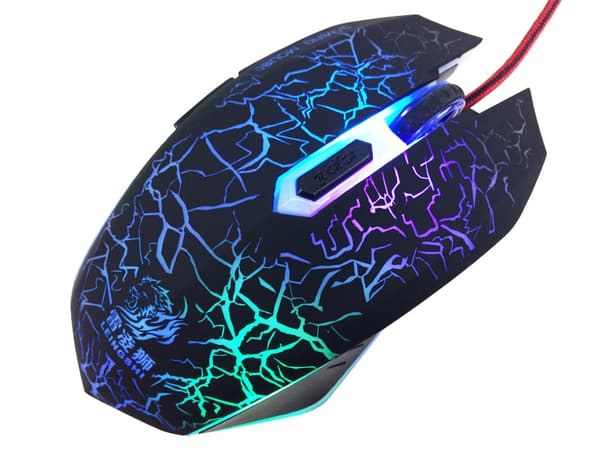 Luminous Gaming Mus Svart