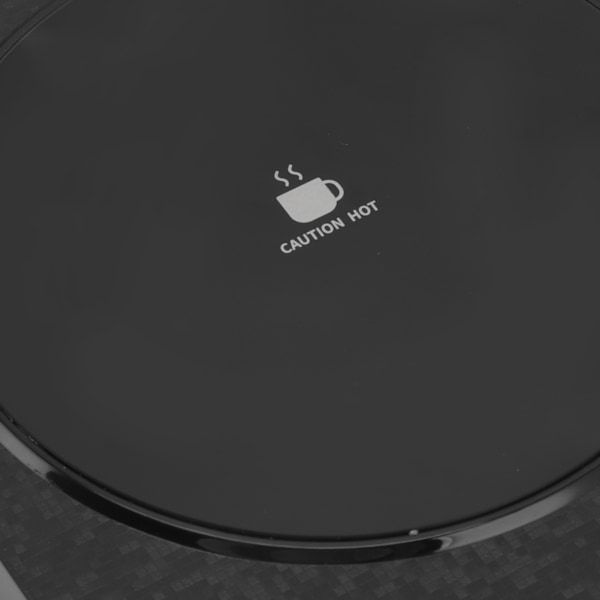 Smart Mug Warmer 3 Växlar Kontroll USB-driven Värmeplatta Mjölkkopp Isolering Värmare Svart