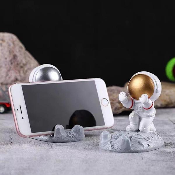 Telefonstativ Skrivbordstillbehör Harts Astronaut Figurer Heminredning