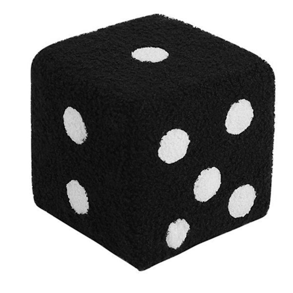 Fotpall Mjuk Bekväm Enkel Varm Robust Bas Kub Pall för Hem Vardagsrum Sovrum Svart 29x29x25cm