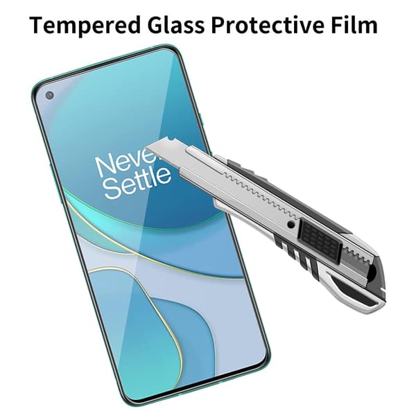 3-pack lämplig för OnePlus 8T skärmskydd med avancerad transparens