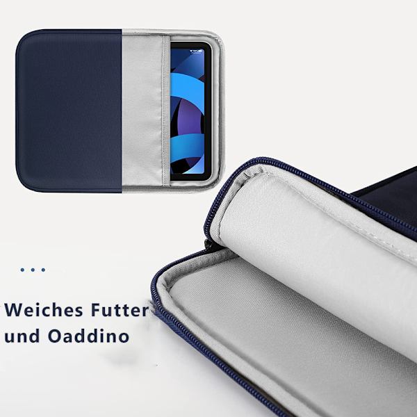Dadanism 9-11 tums case för surfplattor kompatibelt med iPad 10.2 2021-2019, iPad Pro 11 2021-2018, iPad Air 4 10.9 2020, Galaxy Tab A8 10.5/Tab A7/S6