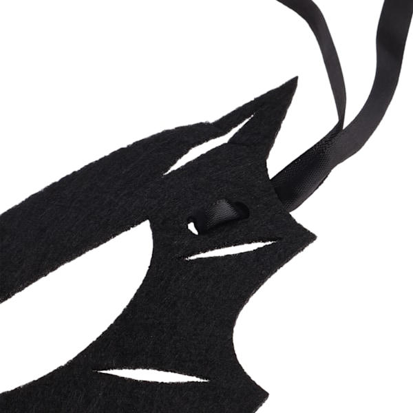 Svart Ögonmask, Fladdermusmasker Halvt Ansikte, Maskeradmask för Damer, Kvinnor, Flickor, Cosplay, Mask för Halloween Karnevalsfest, Maskerad