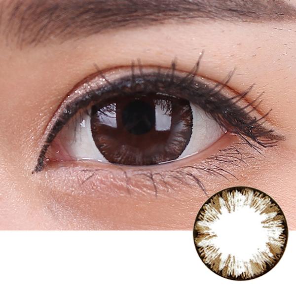 14,5 mm Värillinen Vuosittainen Piilolinssit Silmävaruste 0 Astetta (Suklaa)