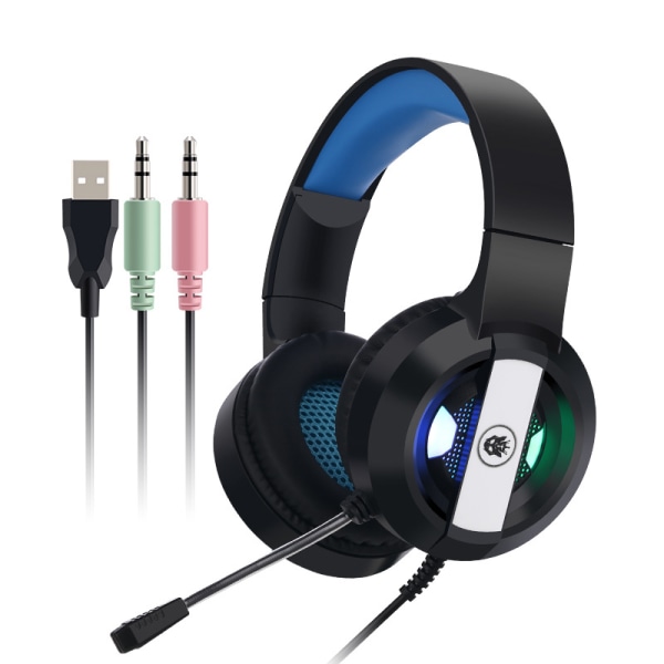 Gaming Headset med 7.1 Surround Sound Stereo, Headset