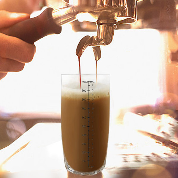 Cocktailshaker för professionellt bruk, plastdrinkmixer med fin stansningsteknik och läckagesäker design, tydlig skala för mätning,
