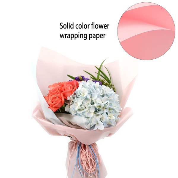 Blomsteromslagspapper Blombukett Presentförpackningsmaterial Mon