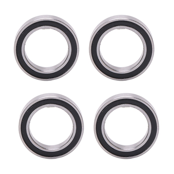 4st Djupgående Kullager Stål Gummi Silver Svart Dubbeltätade för Traxxas 1/10 MAXX 2.0 RC Bil