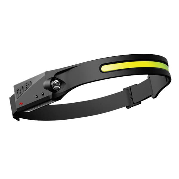 LED hodelykt Vanntett USB hodelykt 5 modus hodelykt Utendørs Svart