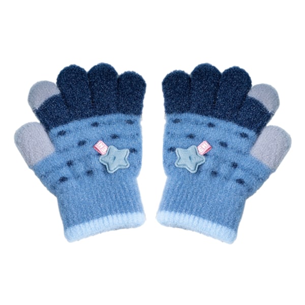 Children's winter gloves Thick cashmere warm knit gloves