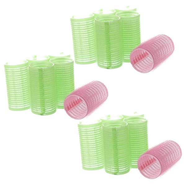 18x Store Selvklebende Hårruller Feste DIY Hårkrøllere 4.5cm