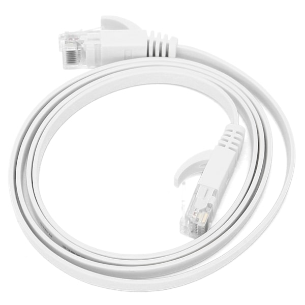 Ethernet-kabel CAT6 Gigabit 8-kjerne tvinnet par nettverksjumper Flat kobbertråd Forbruksvarer 1 meter