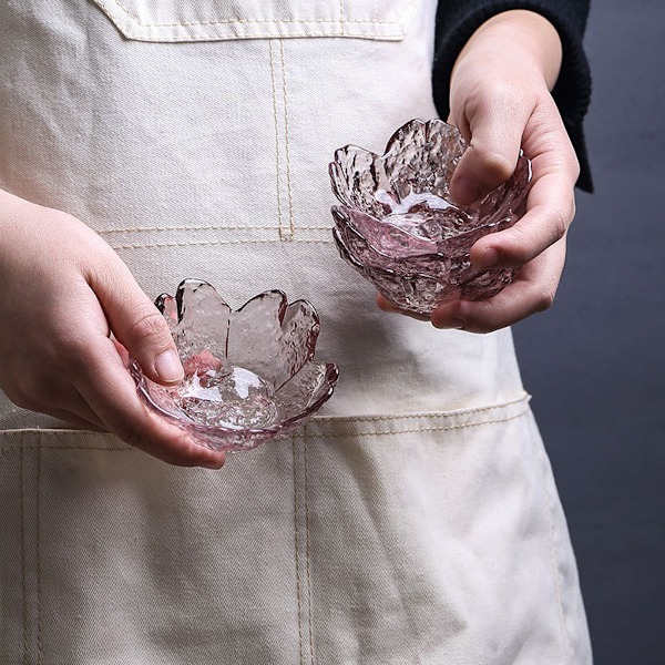5 st Sakura-formade små kryddskålar Dippskålar Aptitretare
