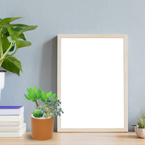 2 stk. simulerte sukkulenter kombinasjon bonsai kreativ