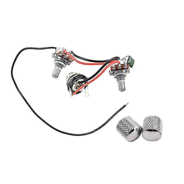 Guitar Single Coil Ledningsnet 1 T 1 Volume Til 3/4 Strenget Kasse Guitar S