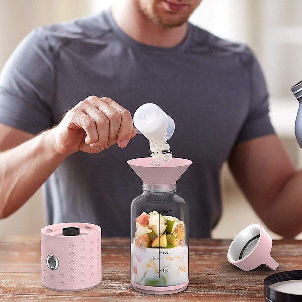 Diamond Jar Design Blender, Uppladdningsbar & IPx67 Vattentålig, Idealisk För Utomhusäventyr Och Daglig Användning
