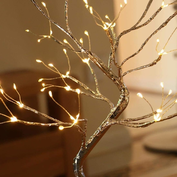 Justerbar Grenar Fe Ljusträd, Elegant och Vacker Form med DIY-Design, Estetisk Dekor för Heminredning och Perfekt Gåva (20\")