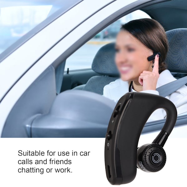 V9 Yksikorvainen Bluetooth-kuuloke Langaton Korvakoukku Kuuloke Urheilu Ajaminen Liikekuuloke