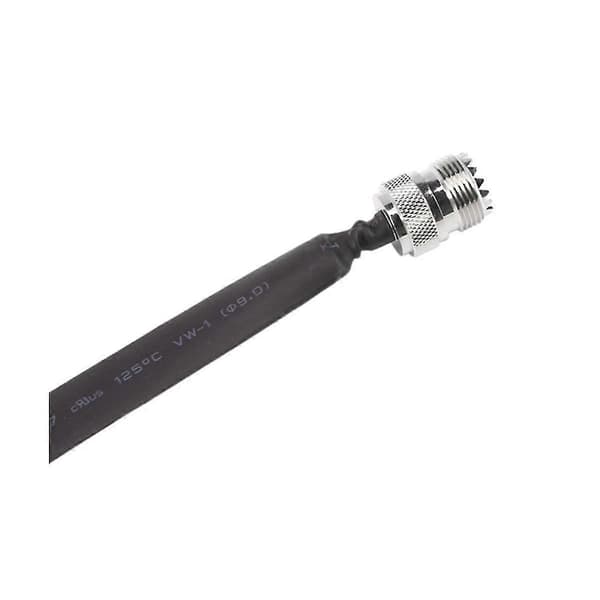 2kpl Litteä RF Koaksiaalikaapeli Ovesta/Läpi So239 Uhf Naaras - Uhf Naaras 50 Ohm Rf Pigtail Exte