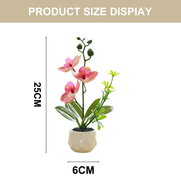 Tekokukka kaksoishaarainen simulaatio täplikäs phalaenopsis