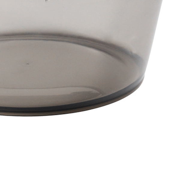 Stor transparent tvättkorg hushåll plast enkel tjock tvättställ student sovsal plastfat grå