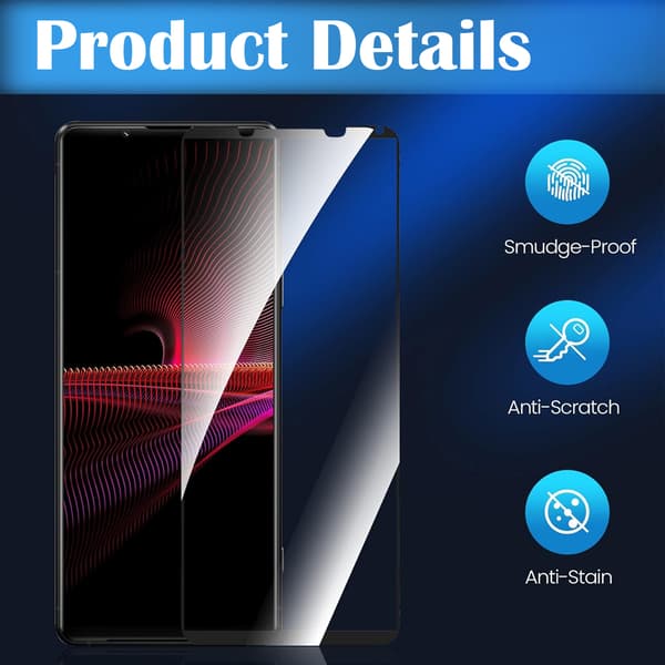 2-pack Sony Xperia 1 III - Härdat glas 9H - Superkvalitet 3D