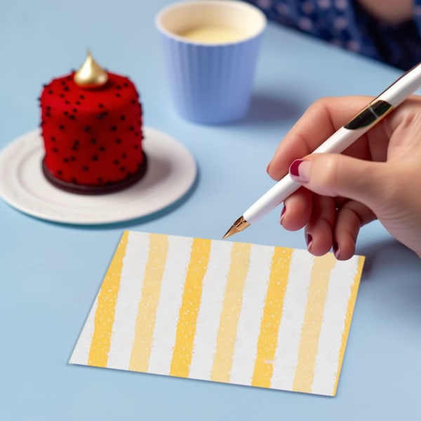 1 set inklusive brevpapper och kuvert Brevpapper: 25CM * 17.6CM, kuvert: 18CM * 13CM