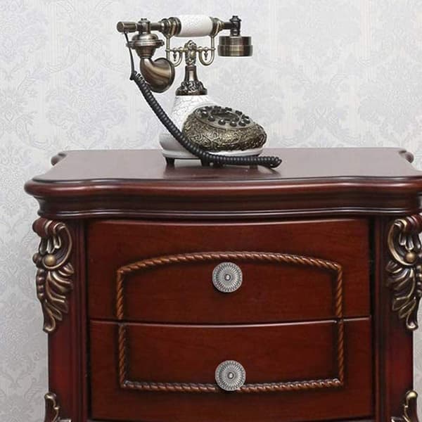 Antikke bronzekabinet accenter, vintage rustik stil til møbelopgradering