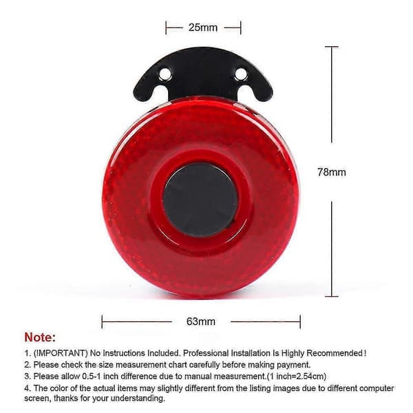 DC 12V-24V 105dB Auton Varoitussireeni Äänimerkki Peruutushälyttimet Torvet LED-piippausäänellä Peruutustorvi